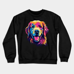 Golden Retriever Smiling Crewneck Sweatshirt